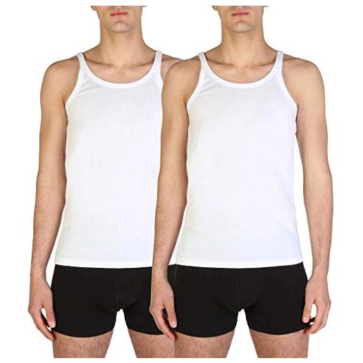 NOVILA Canottiera Uomo - Girocollo, Senza Braccio,Naturale Comfort,Interlock 4028169131348