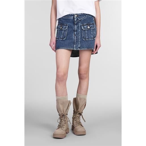 JW Anderson gonna in denim blu