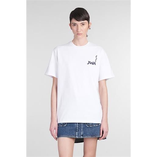 JW Anderson t-shirt in cotone bianco