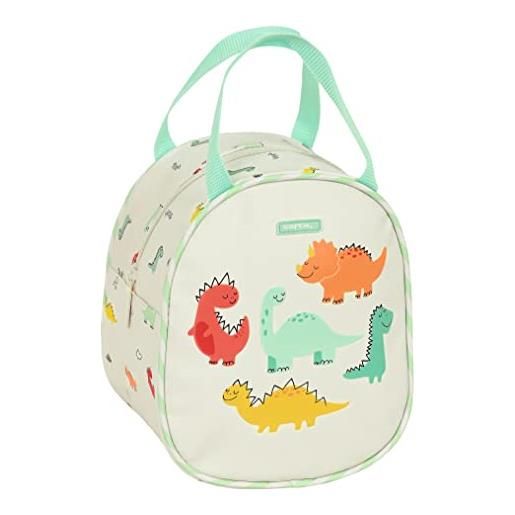 Safta bisogno termo facile pulizia prescolare dinos, crema, estándar, casual