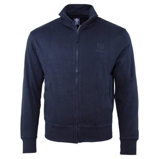 Siry Work felpa leggera be board taglie over art. 9114/conf 100% cotone con tasche e zip intera (6xl, grigio chiaro melang)