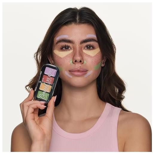 Essence cosmetics conceal like a pro palette correttori, anti-macchie, coprenza, schiarente, correttivo del colore, 4 g