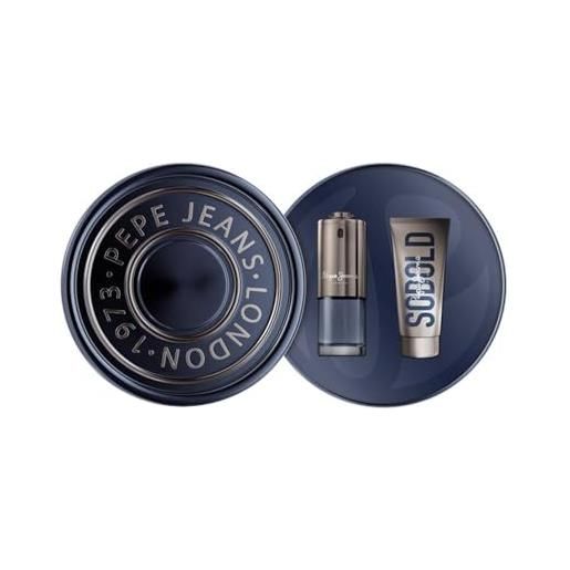 Pepe Jeans so. Bold for him cofanetto regalo profumi uomo 2 pezzi eau de parfum uomo 100ml e gel doccia 100ml set di fragranze legnose e aromatiche