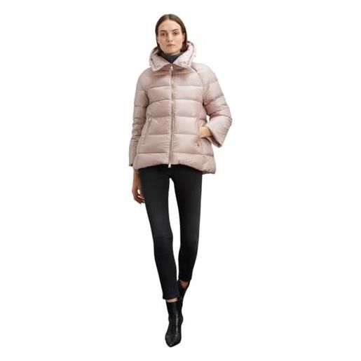 Motivi: giacca in nylon trapuntato con imbottitura rosa cipria. 42 stagione autunno inverno 2024