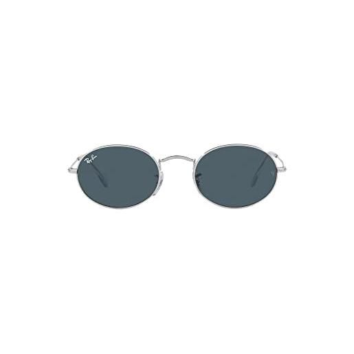 Ray-Ban 0rb3547 occhiali, silver/blue, 51 unisex-adulto