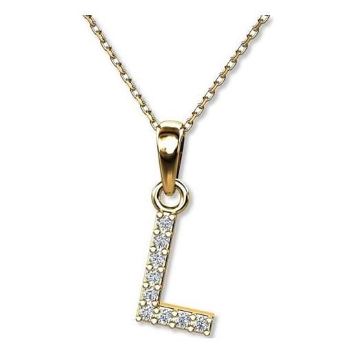 CIONDOLO LETTERA PIÙ CATENA DORATA – Lara11Accessori