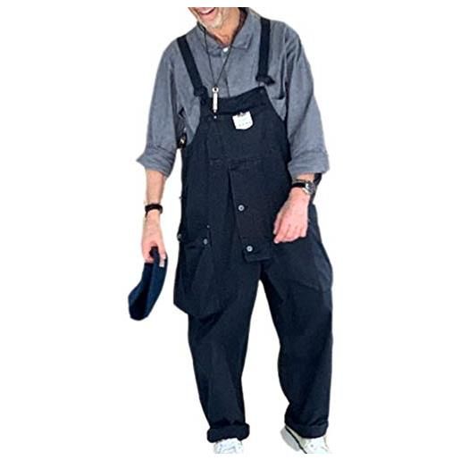 keepmore salopette vintage da uomo salopette salopette salopette tute pantaloni larghi papà