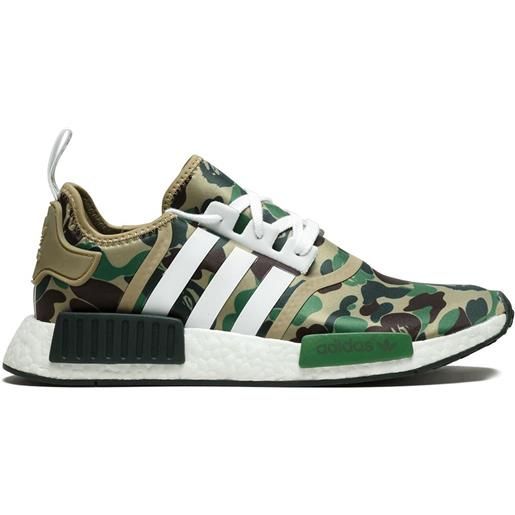 adidas sneakers 'nmd_r1 bape' - verde