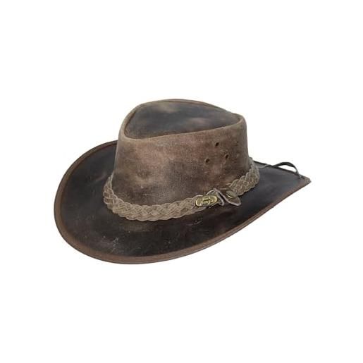 Cappello Da Cowboy In Pelle Australiana - Fatto A Mano, Modellabile, Unisex - Foto 6