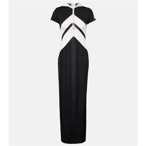 Jean Paul Gaultier abito lungo in jersey