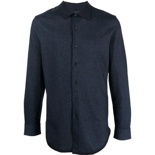 Brioni camicia button-down - blu