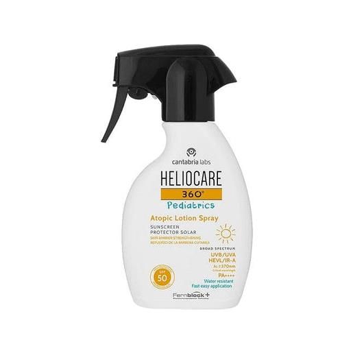 Heliocare 360° pediatric atopic lotion spray spf 50 flacone 250 ml