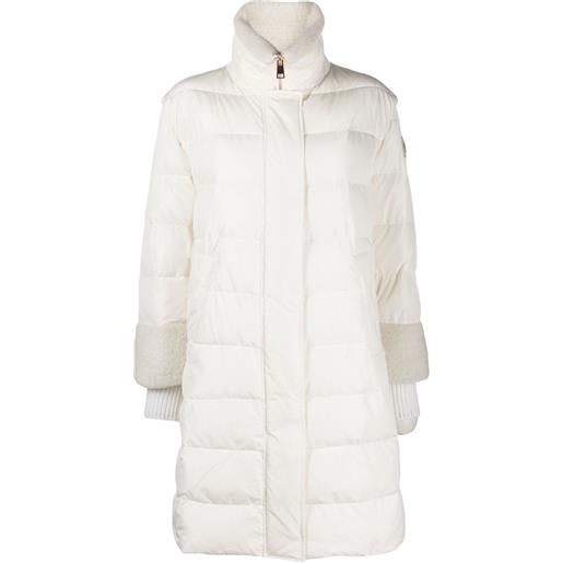 Lorena Antoniazzi parka a collo alto - bianco