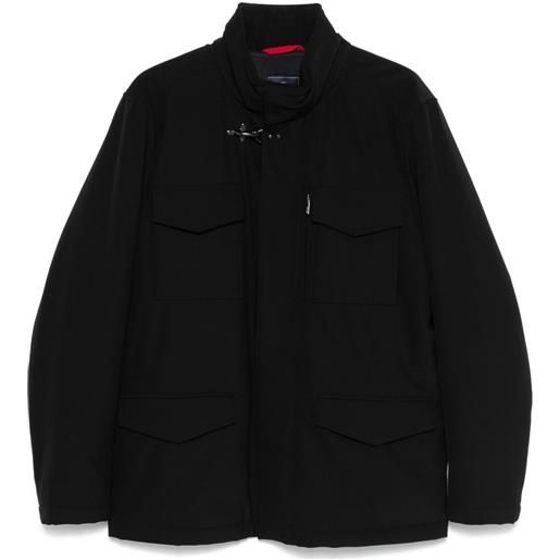 Fay giacca con lavorazione in rilievo - nero