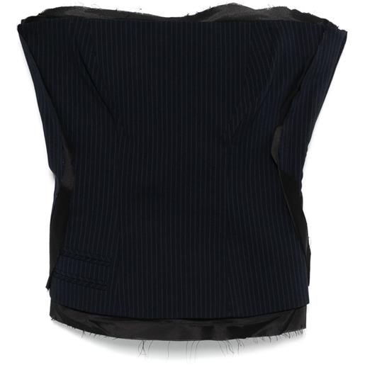 Ottolinger corsetto a righe - blu