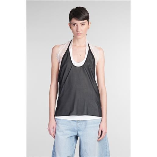 Helmut Lang topwear in seta nera