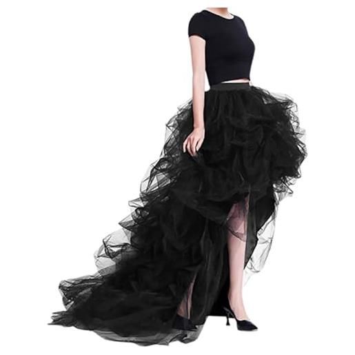 Generic gonna a balze di tulle gonna lunga jersey gonna lunga autunno 2024 minigonna bianca jeans gonna lunga pareo gonna tulle asimmetrica gonna pieghe gonna lunga a strisce bianca e nera gonna plissettata