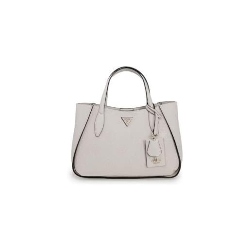 GUESS keandra girlfriend satchel, cartella, manico superiore donna, logo stone, taglia unica