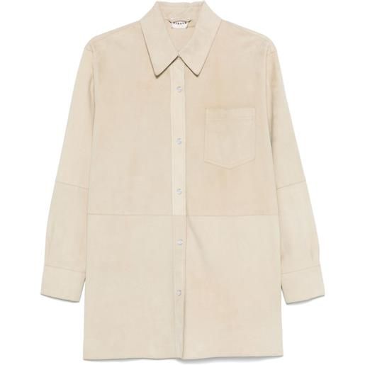 P.A.R.O.S.H. camicia monet25 - toni neutri