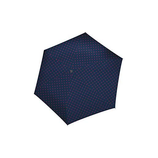 Reisenthel ombrello reisenthel pocket classic mixed dots red - ombrello compatto da tasca realizzato con bottiglie in pet riciclate - con manico ergonomico
