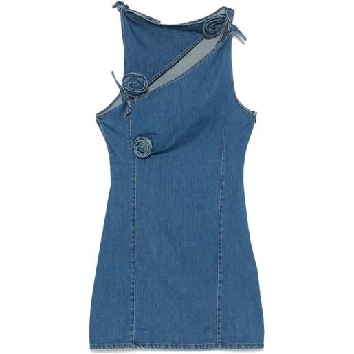 Coperni abito corto asimmetrico - blu