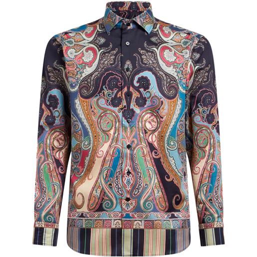 ETRO camicia con stampa paisley - blu