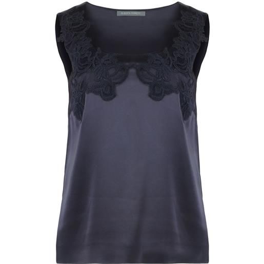 Alberta Ferretti blusa in raso