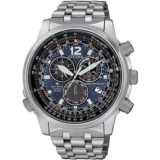 Citizen orologio Citizen cb5850-80l pilot crono radiocontrollato blu