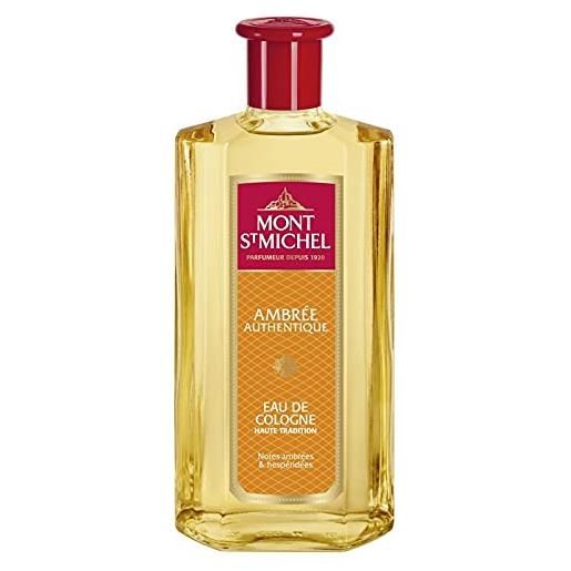 Mont st michel - autentica acqua di colonia ambrata 500 ml - il lotto di 3