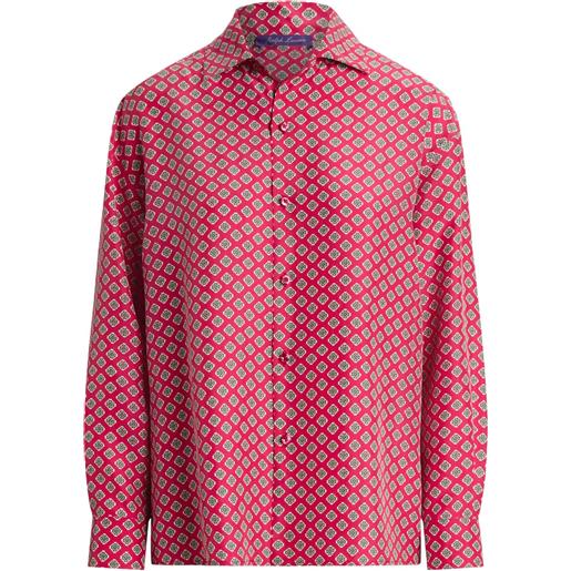 Ralph Lauren Collection blusa cagney con stampa - rosa