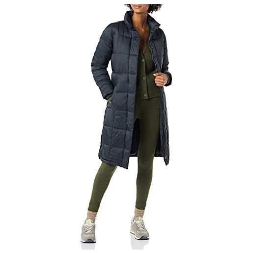 Amazon Essentials piumino invernale lungo trapuntato leggero donna, nero, xxl