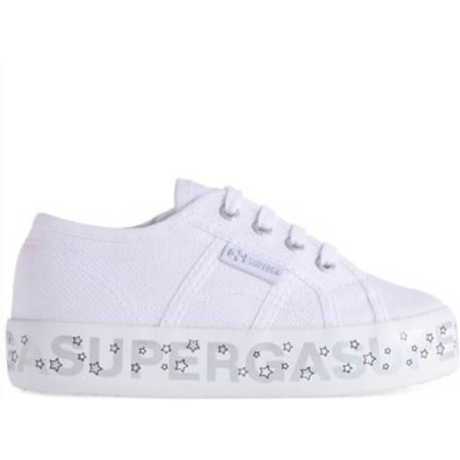 Superga sneakers bambina con stelle bianco