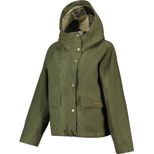 BARBOUR parka corto in cotone showerproof nith donna