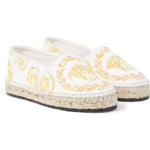 Versace Kids espadrillas medusa con stampa