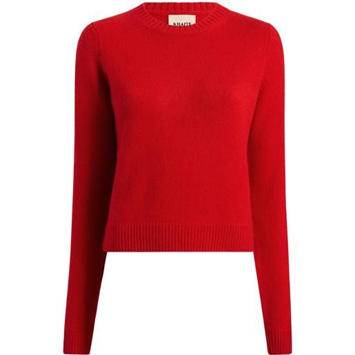 KHAITE maglione the diletta in cashmere - rosso