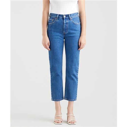 LEVI'S ® levi's 501® crop jeans jazz pop donna medium blue denim