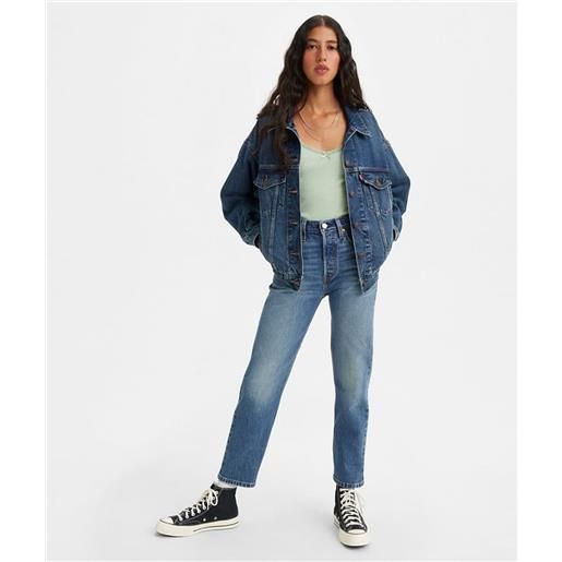 Levi's ® jeans crop 501 blu donna