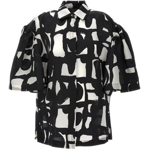 Max Mara camicia carella - nero