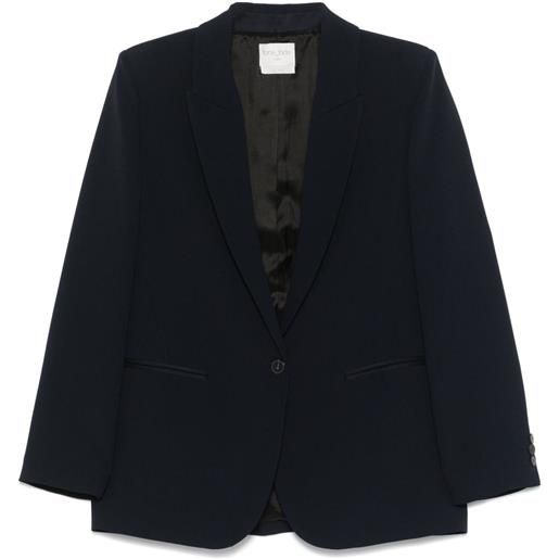 Forte Forte blazer in crêpe - blu