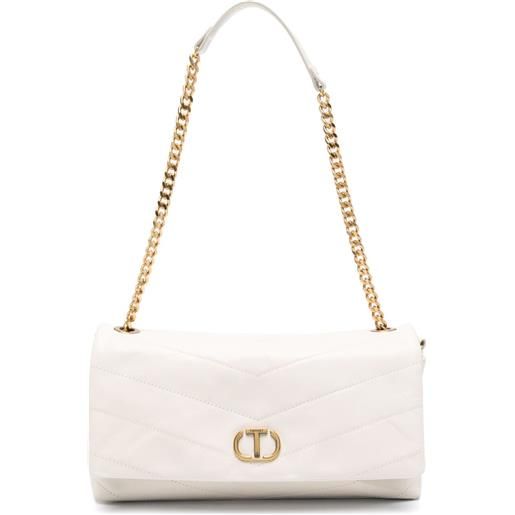 TWINSET borsa a spalla madison - bianco