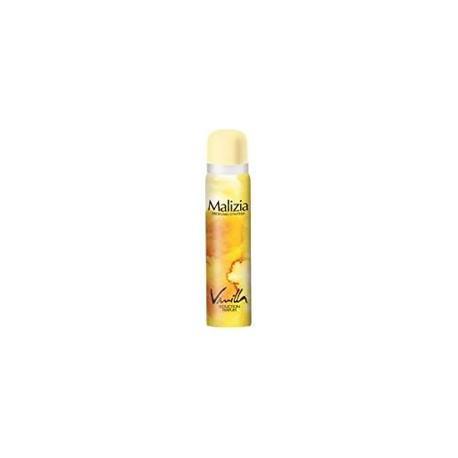 Malizia confezione da 12 deodoranti da donna vanilla spray per la cura del corpo da 100 ml