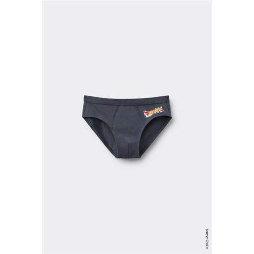 Tezenis slip stampa hot wheels bimbo bambino grigio