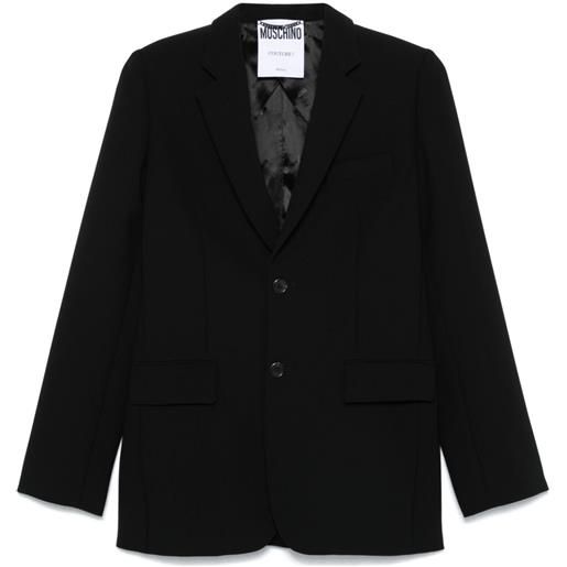 Moschino blazer monopetto - nero