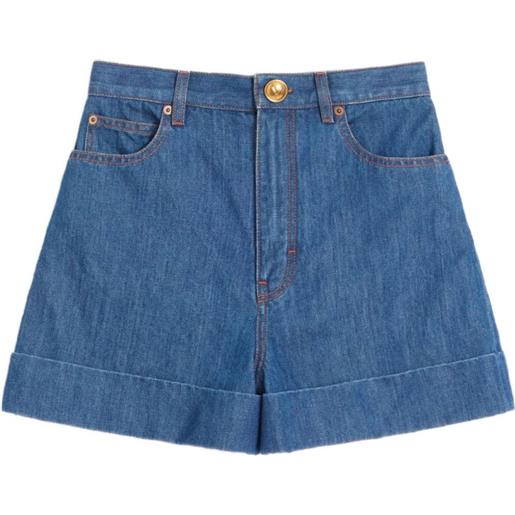 Valentino Garavani shorts denim leggeri - blu