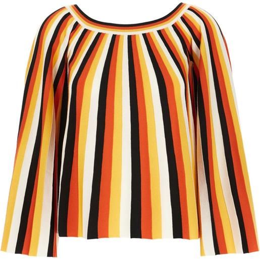 Chloé blusa a righe - rosso