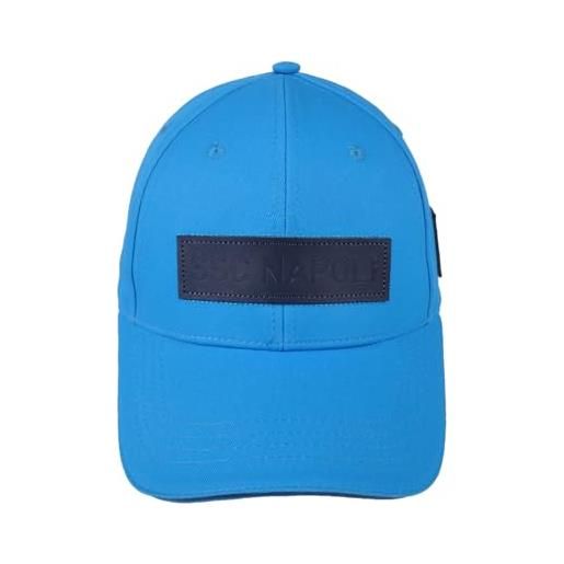 Giemme cappello berretto con visiera napoli con scritta, prodotto ufficiale, cappellino uomo, donna, ragazzo azzurro