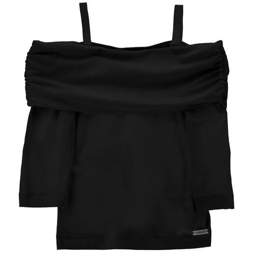 Monnalisa top spalle nude cotone