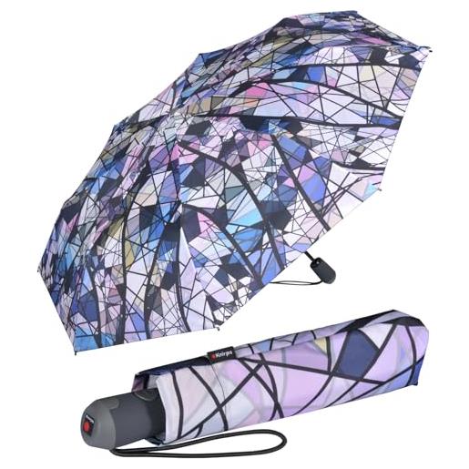 Knirps ombrello tascabile e. 200 medium duomatic, mosaico, 98 cm