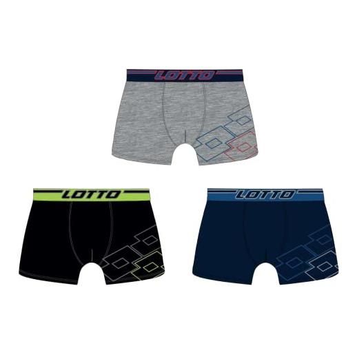 Lotto offerta boxer uomo in cotone elasticizzato (confezione da 6 pz) (xl)