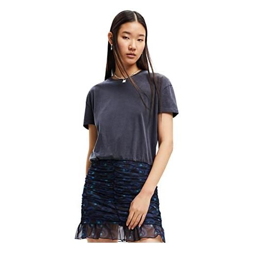 Desigual vest_bilba, 5000 navy abito casual, blu, l donna